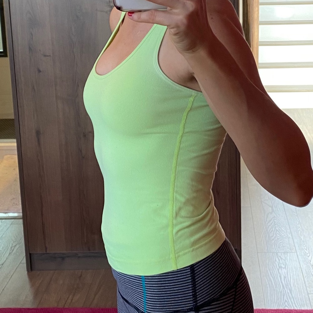 Lululemon Neon Green Top